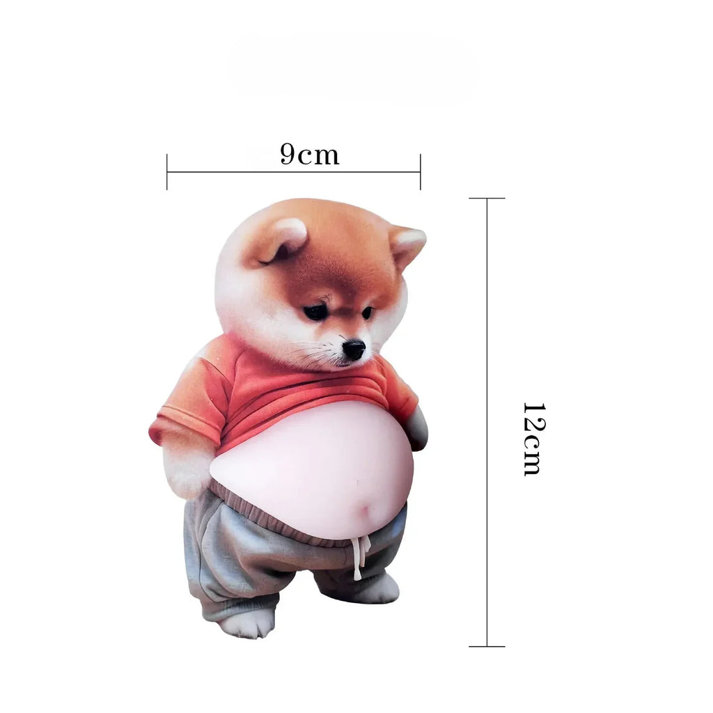 Chubby Shiba Silicone Sticker Protector