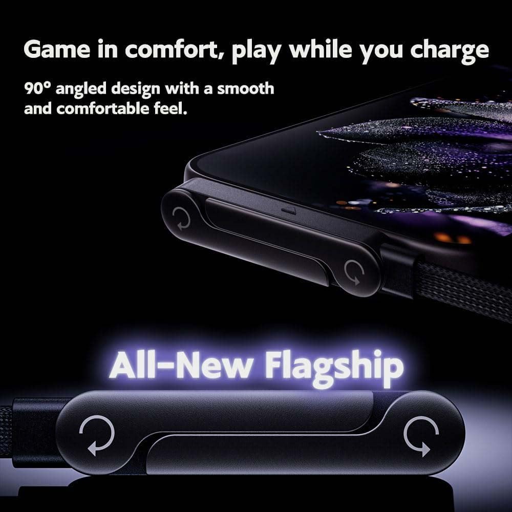 Invisible Holder Charger Cable with Stand (Type C to Type C)