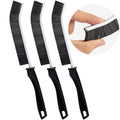 Black Hard Bristle Crevice Cleaning Brush