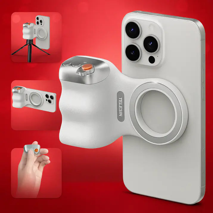 Magnetic Smartphone Camera Grip