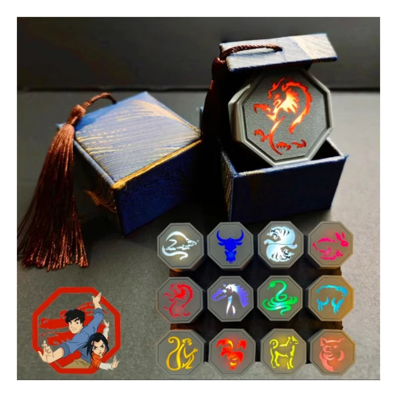 Jackie Chan Zodiac Talismans Keychain