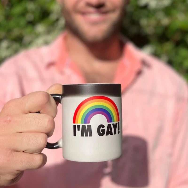 Gay Rainbow Heat-Change Mug
