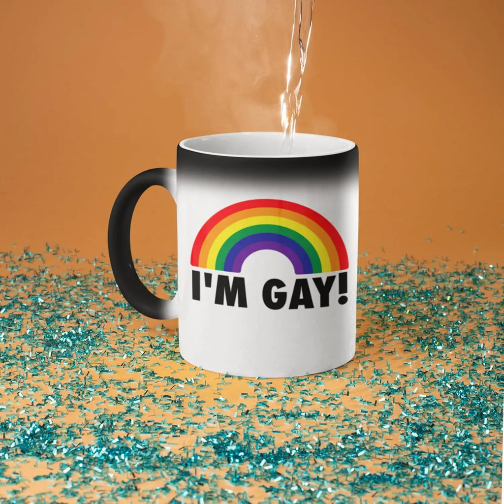 Gay Rainbow Heat-Change Mug