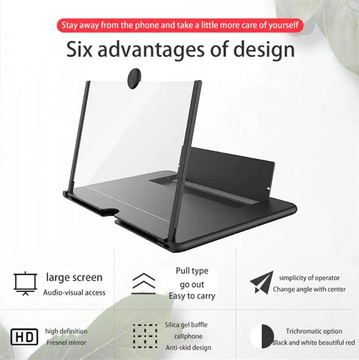 3D HD Mobile Screen Magnifier