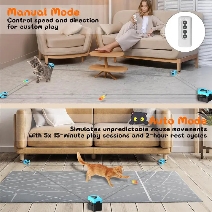 Interactive Cat Treadmill Toy