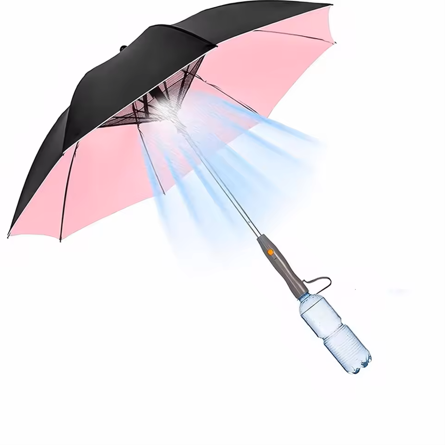 Misting Umbrella with Fan