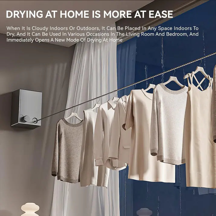 Invisible Retractable Clothesline